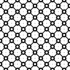 Black and white seamless pattern texture. Greyscale ornamental graphic design. Mosaic ornaments. Pattern template. Vector illustration. EPS10.