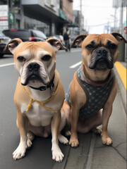 Obraz premium french bulldog puppies