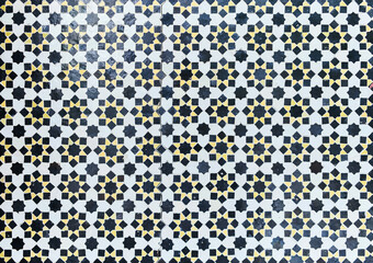 Texture of a mosaic tile surface