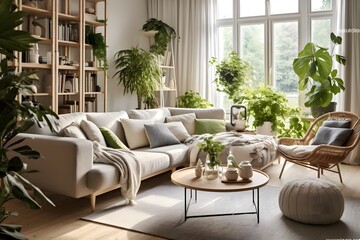Obraz premium living room interior