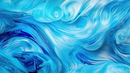 Blue abstract water waves background. Created with Generative AI