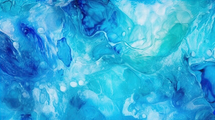 Obraz na płótnie Canvas Blue abstract water waves background. Created with Generative AI