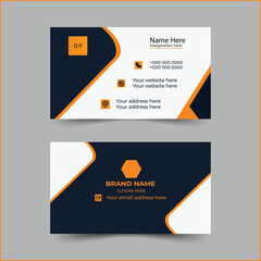 Fototapeta premium modern design template business card , professional colourful business card