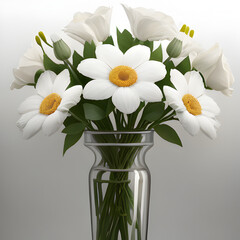 bouquet of white flowers