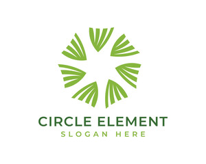 Obraz premium Vector luxury abstract flower and leaf logo design template illustration