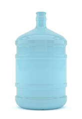 Big bottle of water isolated on a white background. 3D illustration