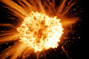 A hyperrealistic capture of an asteroid impact triggering a volcanic eruption, with lava spewing into the sky, combining the destructive forces of cosmic collisions and volcanic activity