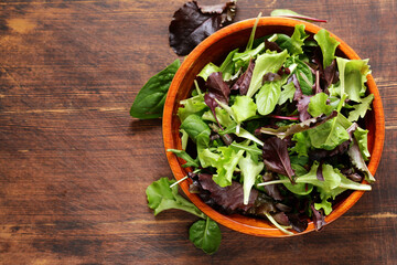 green salad mix - spinach, arugula, lettuce