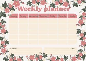 Weekly planner