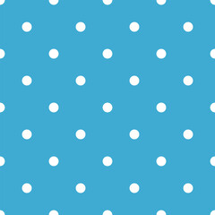 blue backgorund with white dot pattern