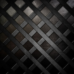 Abstract lattice metallic background with scratches and stains