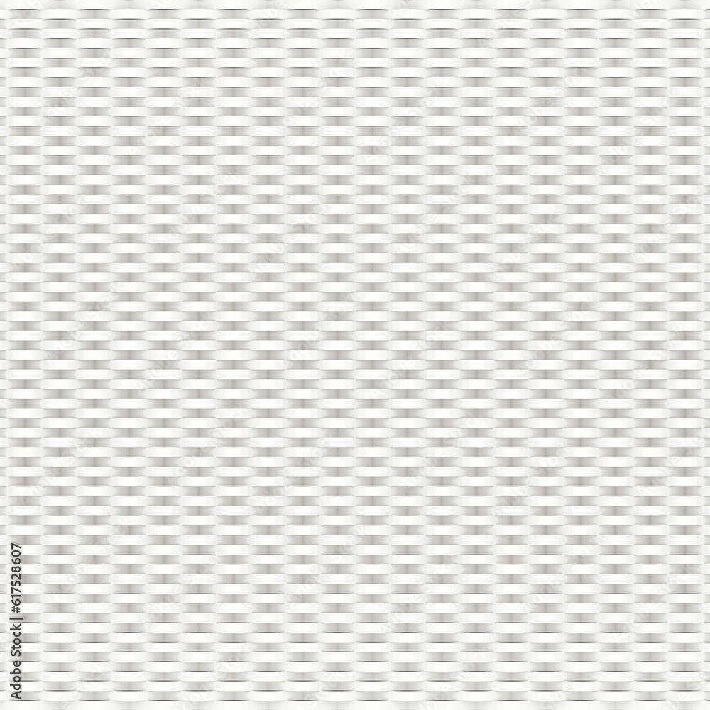 Poster 3d rendering of a white pattern background