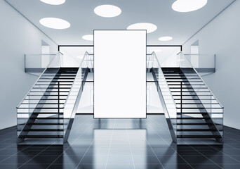 3D rendering of an advertisement background © Designpics