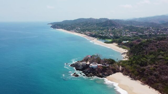 Beach in San Pancho, Nayarit. Mexico