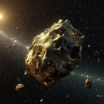 Gold Asteroid