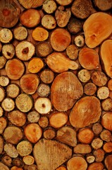 arrangement beautiful and unique wood