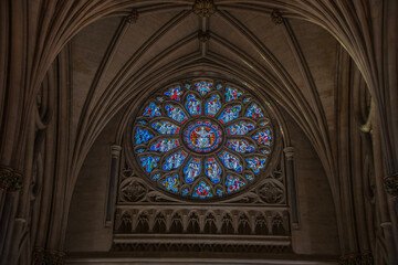 stained window