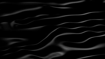 3D Illustration Abstract Black Background with Glare