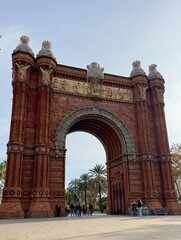 Obraz premium arch of triumph, spain, barcelona