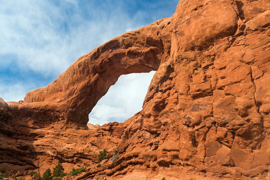 Day photo of a Windows Arch. Arches National Park, Utah - USA