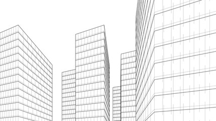 Fototapeta premium modern office building