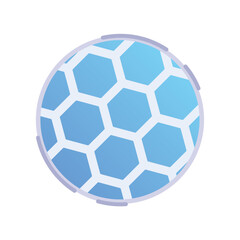 Isolated colored soccer ball icon Vector illustration