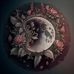 moon tattoo design wallpaper illustration  © Jason