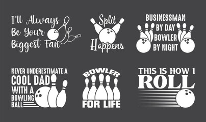 Bowling T shirt Design Bundle, Vector Bowling T shirt  design, Bowling shirt,  Bowling typography T shirt design Collection