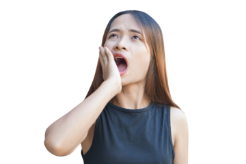 Witness the visual narrative of a woman's dental journey, from the throbbing toothache to the transformative power of orthodontics. Discover the intersection of pain, healthcare, and captivating smile