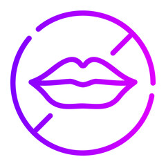 silence gradient icon