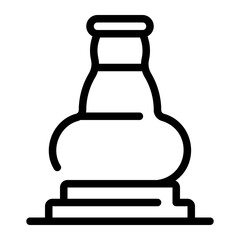 sculpture line icon