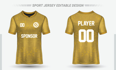 Soccer jersey sport t-shirt design illustration