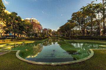 praça da Liberdade, na cidade de Belo Horizonte, Estado de Minas Gerais, Brasil © izaias Souza