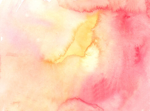 Watercolor blurred multicolored beautiful background. Template for design