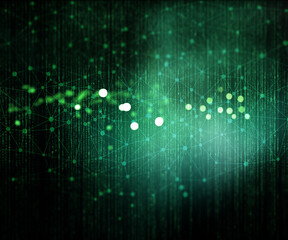 3D rendered background with matrix style design