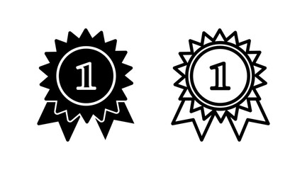 Achieve icon vector. medal icon vector. award. Certificate. approved
