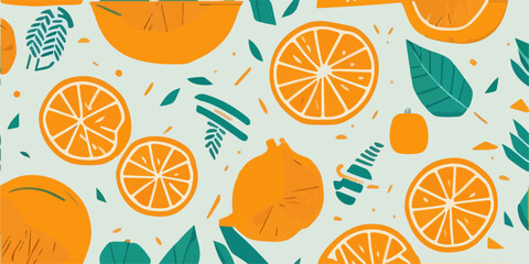 Nature's Inspiration: Celebrating Tropical Orange Patterns