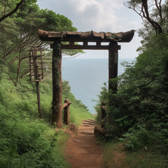 torii in foret way