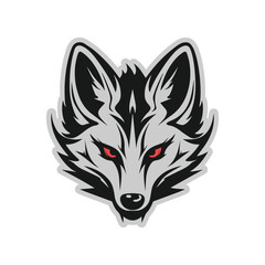 fox head vector