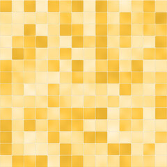 Yellow tile wall checkered background bathroom floor texture. Wall and floor tiles ceramic mosaic background in bathroom decoratic seamless pattern