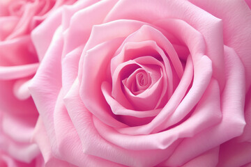 close up of Rose flower Generative Ai