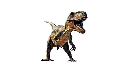 T-Rex PNG: Roaring Dinosaur Illustration in Clipart Style - Perfect for Logos and Artwork.
