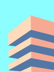 building corner background
