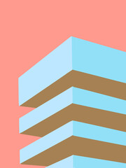 building corner background
