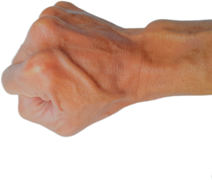 Man hand isolated Transparent or White Background