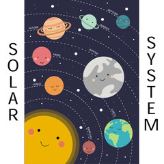 solar system cartoon for kids 