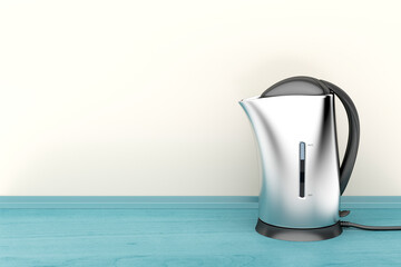 Electric kettle in the kitchen
