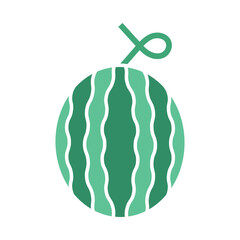 Watermelon icon clipart design template isolated