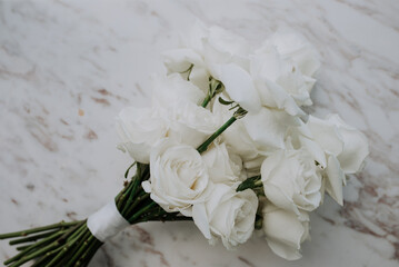 white rose bouquet flowers