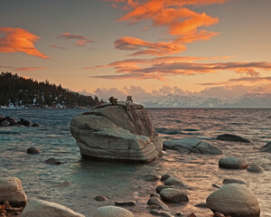 Lake Tahoe is a large freshwater lake in the Sierra Nevada of the United States.